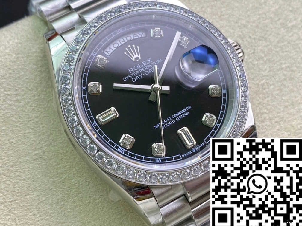 Bezel Rolex EW Diamond-set Date 36MM Day Factory 118346 0127